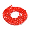 Glass Imitation Jade Beads Strands GLAA-H021-02-06-4