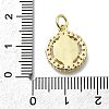 Brass Micro Pave Cubic Zirconia Pendants KK-K400-33G-3