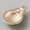 Alloy Enamel Pendant Rhinestone Setting ENAM-WH0050-08G-03-2