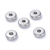 304 Stainless Steel Spacer Beads STAS-E466-33P-1