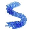 Transparent Painted Glass Beads Strands X1-DGLA-A034-T8mm-A01-1