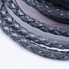 Round Braided Cowhide Cords WL-L009-01K-3