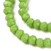 Opaque Solid Color Glass Beads Strands EGLA-A034-P6mm-D30-3