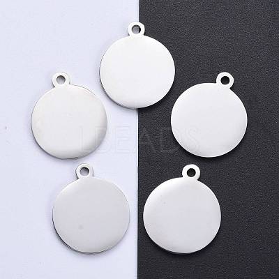 Tarnish Resistant 304 Stainless Steel Pendants STAS-I140-01A-S-1