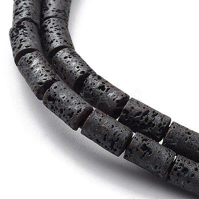 Natural Lava Rock Beads Strands G-H303-C22-1