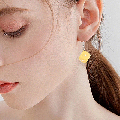 40Pcs 2 Colors Transparent/Opaque Acrylic Enamel Pendants TACR-SC0002-69-1