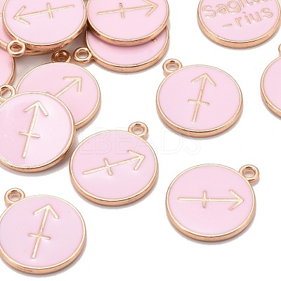 Alloy Enamel Pendants ENAM-S124-01A-09F-1