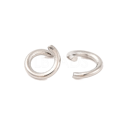 Tarnish Resistant 304 Stainless Steel Open Jump Rings STAS-R049-6x1mm-1