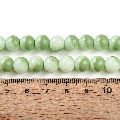 Baking Paint Glass Beads X1-DGLA-N012-8mm-04-1