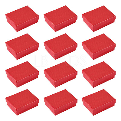 Rhombus Textured Cardboard Gift Storage Boxes LS-CON-TAC0010-03A-04-1