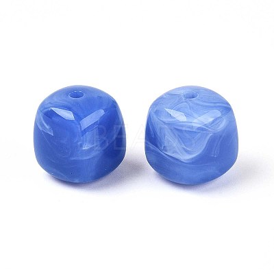 Opaque Acrylic Beads OACR-ZX006-33G-1