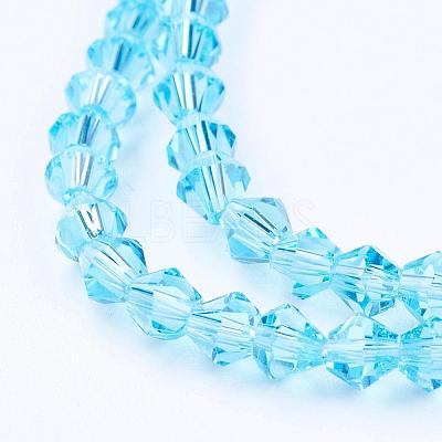 Imitation Austrian Crystal 5301 Bicone Beads GLAA-S026-06-1