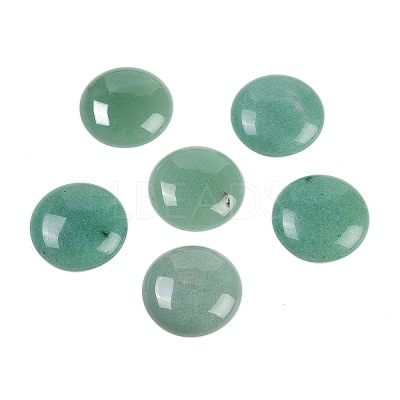 Natural Green Aventurine Cabochons G-H1596-FR-25mm-03-1