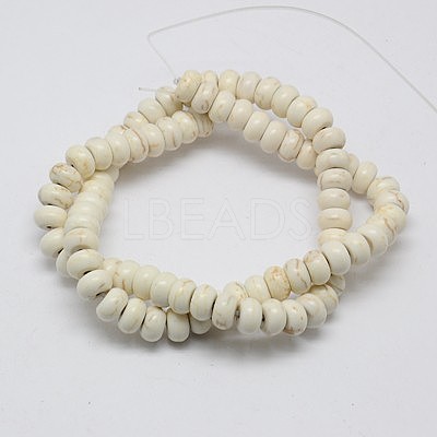Synthetic Turquoise Beads Strands TURQ-G109-5x3mm-07-1