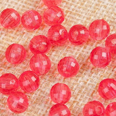 Transparent Acrylic Beads TACR-NH0001-B-18-1