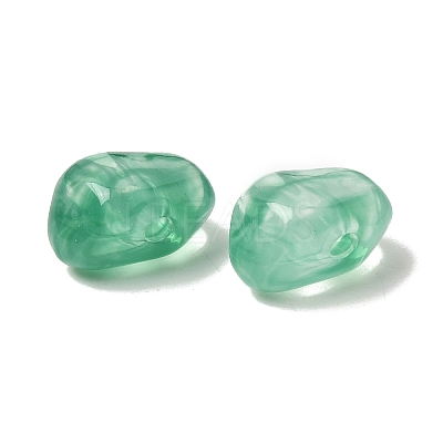 Opaque Acrylic Imitation Gemstone Beads OACR-G061-04I-1