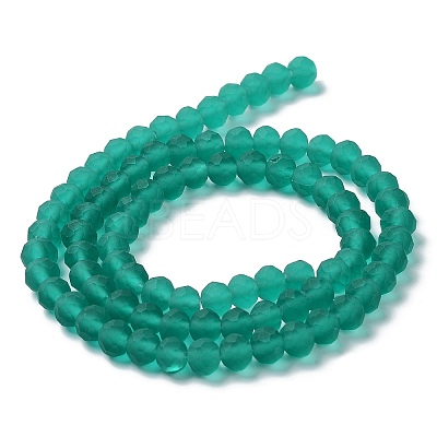 Transparent Glass Beads Strands EGLA-A034-T8mm-MD18-1