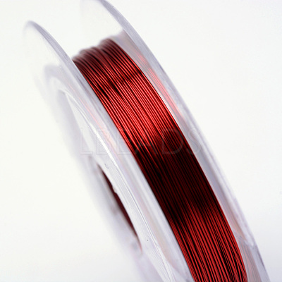 Round Copper Jewelry Wire CWIR-R005-0.3mm-06-1