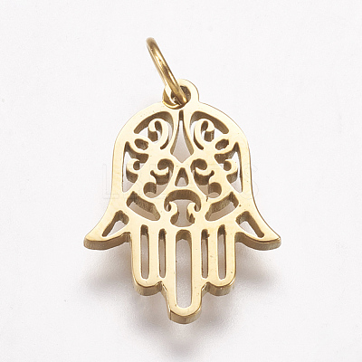 316 Surgical Stainless Steel Pendants KK-I612-04G-1