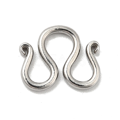 Non-Tarnish 304 Stainless Steel Clasps STAS-C056-14P-1