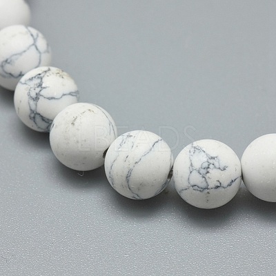 Synthetic Turquoise Jasper Bead Stretch Bracelets BJEW-K212-C-009-1