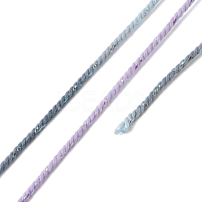 30M Segment Dyed Cotton & Metallic String Threads OCOR-F018-01G-1