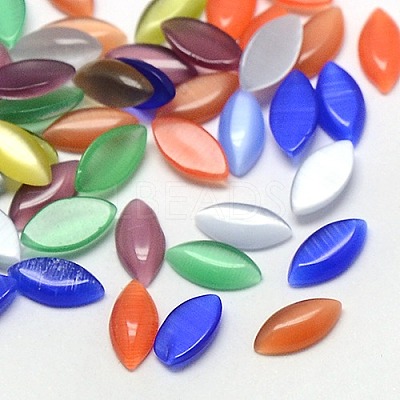 Cat Eye Cabochons CE-J004-7x15mm-M-1