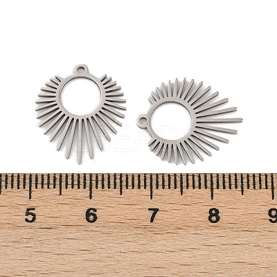 201 Stainless Steel Pendants STAS-U052-02E-P-1