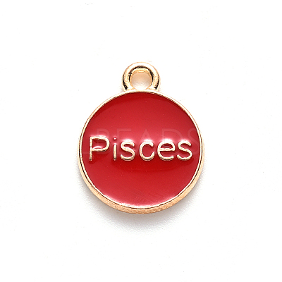 Alloy Enamel Pendants LS-ENAM-S124-01B-07H-1