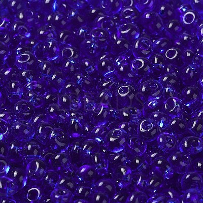 Transparent Colours Glass Seed Beads SEED-P006-02A-16-1