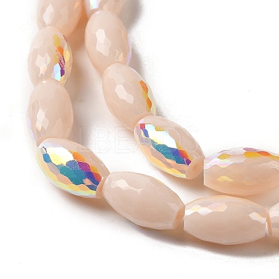 AB Color Plated Electroplate Beads Strands X-EGLA-H104-03B-1