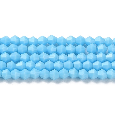 Opaque Solid Color Imitation Jade Glass Beads Strands LS-GLAA-F029-P4mm-12-1