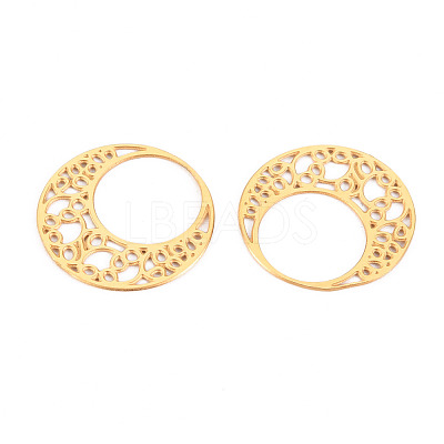304 Stainless Steel Filigree Joiners Links STAS-S116-175G-1