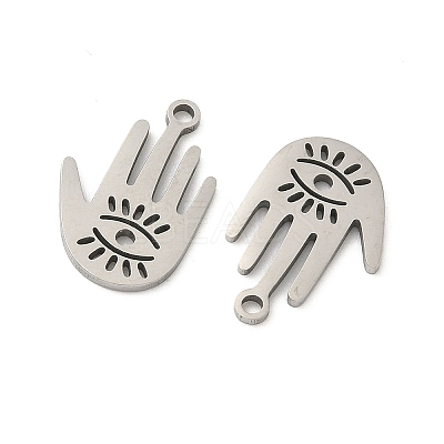 201 Stainless Steel Laser Cut Pendants STAS-P428-07P-1
