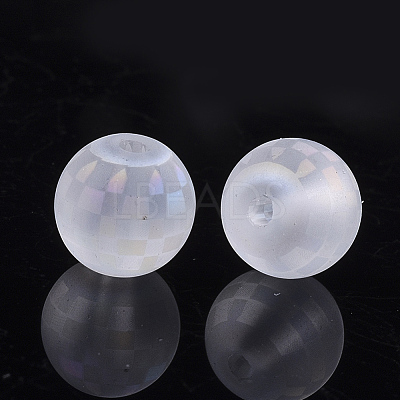 Electroplate Glass Beads EGLA-S178-04I-1