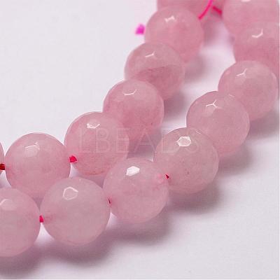 Natural Rose Quartz Beads Strands G-D840-20-8mm-1