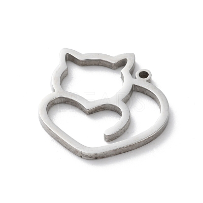 Anti-Tarnish 304 Stainless Steel Pendants STAS-S149-01P-1