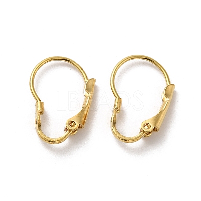 Brass Leverback Earring Findings KK-Z007-26C-1