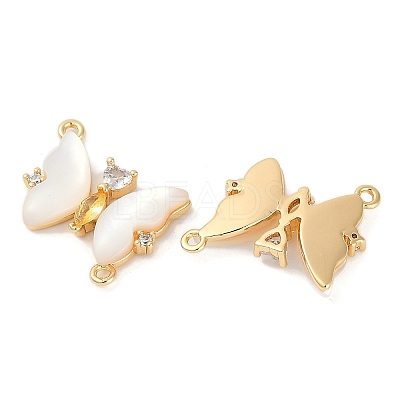 Brass Micro Pave Cubic Zirconia Pendants KK-U043-31G-01-1