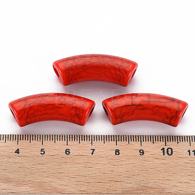 Opaque Crackle Acrylic Beads X1-MACR-S372-001N-009-1