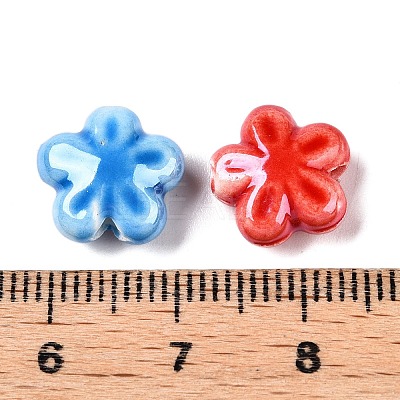 Glazed Porcelain Beads X-PORC-K003-01-A-1