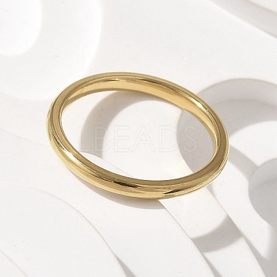 304 Stainless Steel Plain Band Rings STAS-I160-E03-G-1