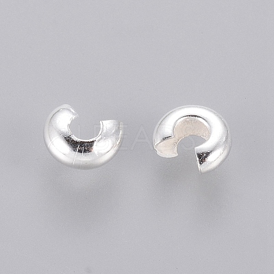 Brass Crimp Beads Covers KK-H289-NFS-NF-1