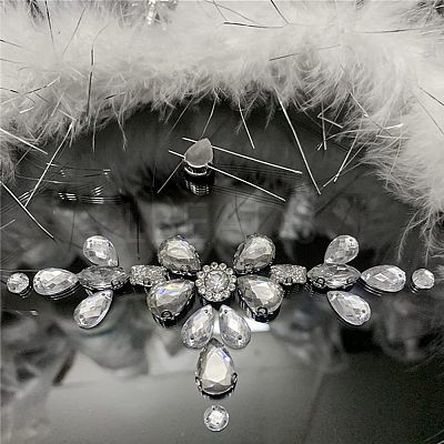 80Pcs 8 Style Acrylic Sew on Rhinestone OACR-FG0001-17-1