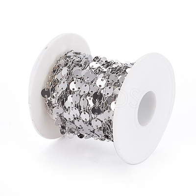 Tarnish Resistant 304 Stainless Steel Link Chains CHS-L019-01B-P-1