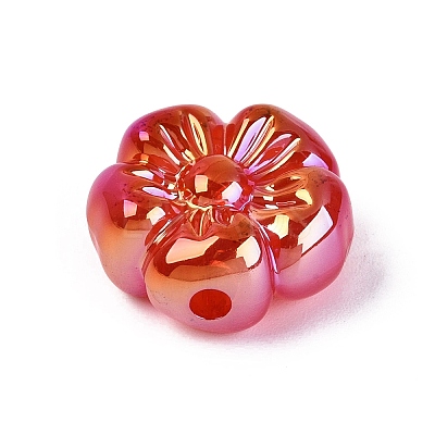 UV Plating Opaque Acrylic Beads OACR-N161-08G-1