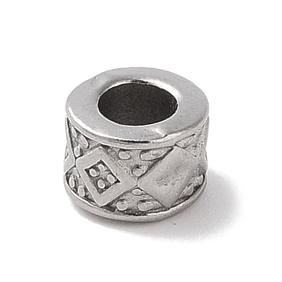 Non-Tarnish 304 Stainless Steel Beads STAS-Z058-03P-05-1