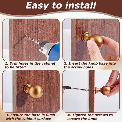 15Sets Alloy Cabinet Drawer Knobs AJEW-AR0005-74-1