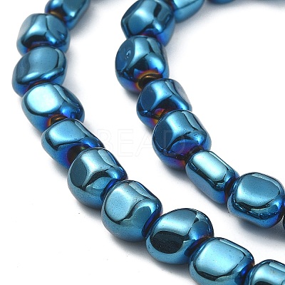 Electroplated Synthetic Non-magnetic Hematite Beads Strands G-C024-01D-1