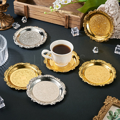 8Pcs 2 Colors Iron Tray DIY-MB0003-09-1